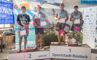 Hong Kong 29er sailors Cameron Law & Christopher Lam came in 1st place at the Warnemünder Woche 2023