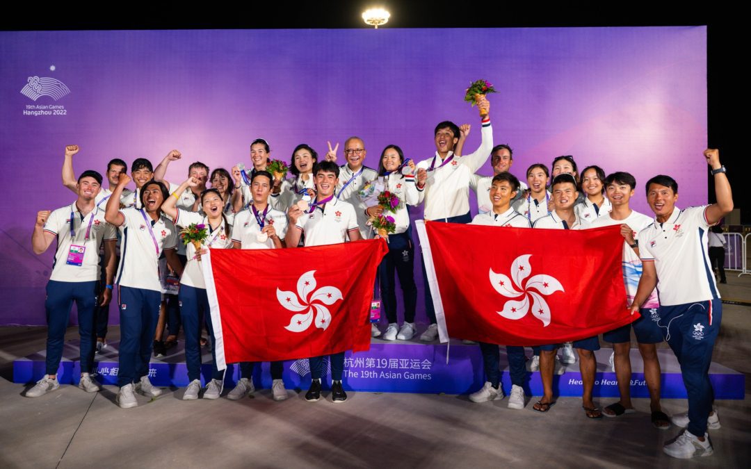The Hong Kong national sailing team achieved the best results in the history of the Hong Kong sailing team at the Asian Games.