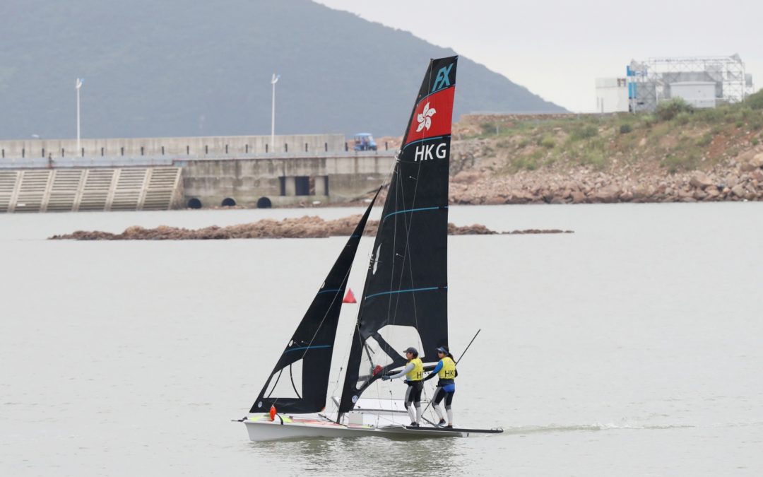 The Hong Kong National Sailing Team had a good start on the first race day at the Hangzhou Asian Games