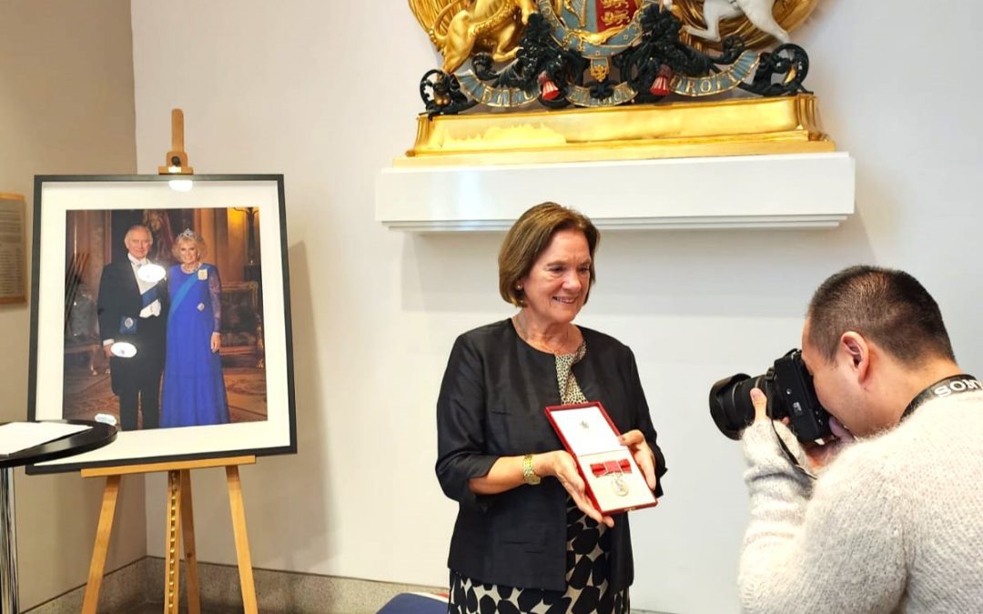 恭喜香港航能的創辦人兼CEO、中國香港帆船運動總會委員會會員Kay Rawbone榮獲大英帝國勳章